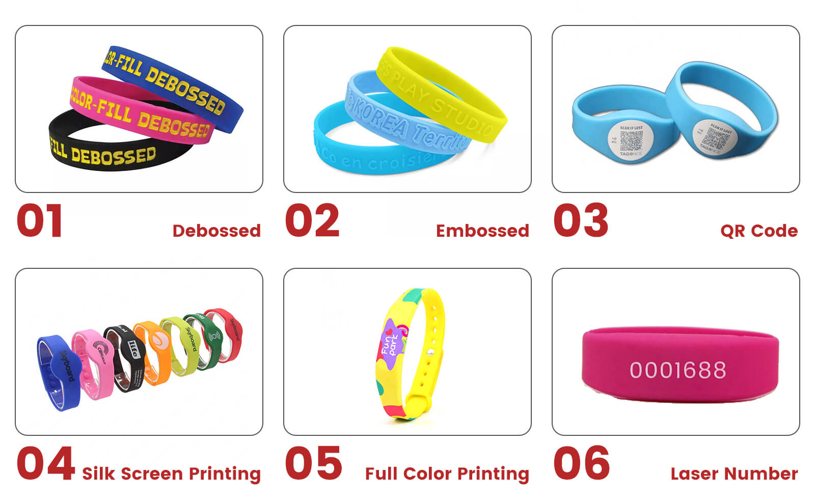 Custom NTAG213 Silicone Wristband