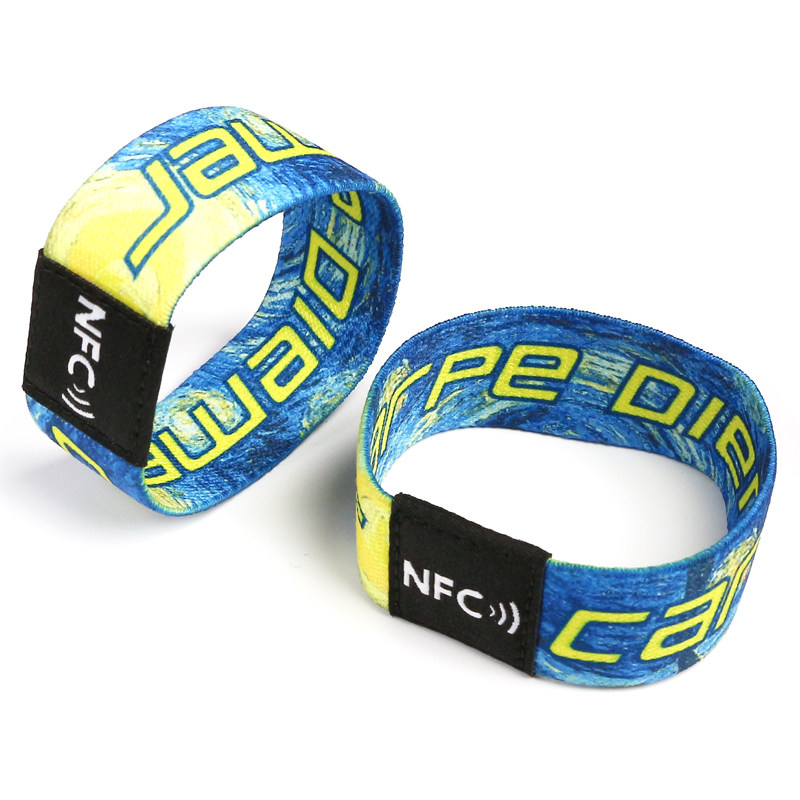 Printable RFID Elastic Wristband