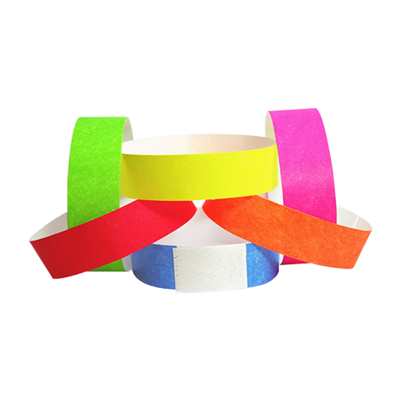 Custom Disposable NFC Printed Thermal  13.56Mhz RFID Paper Wristband