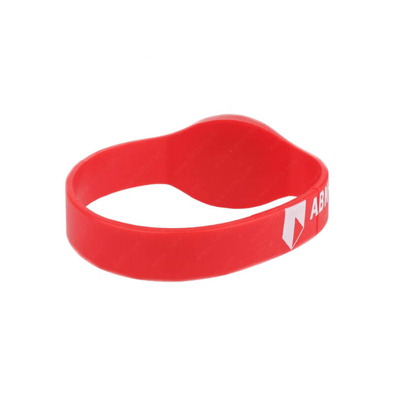 ISO14443A RFID NFC NTAG215 Silicone Wristband