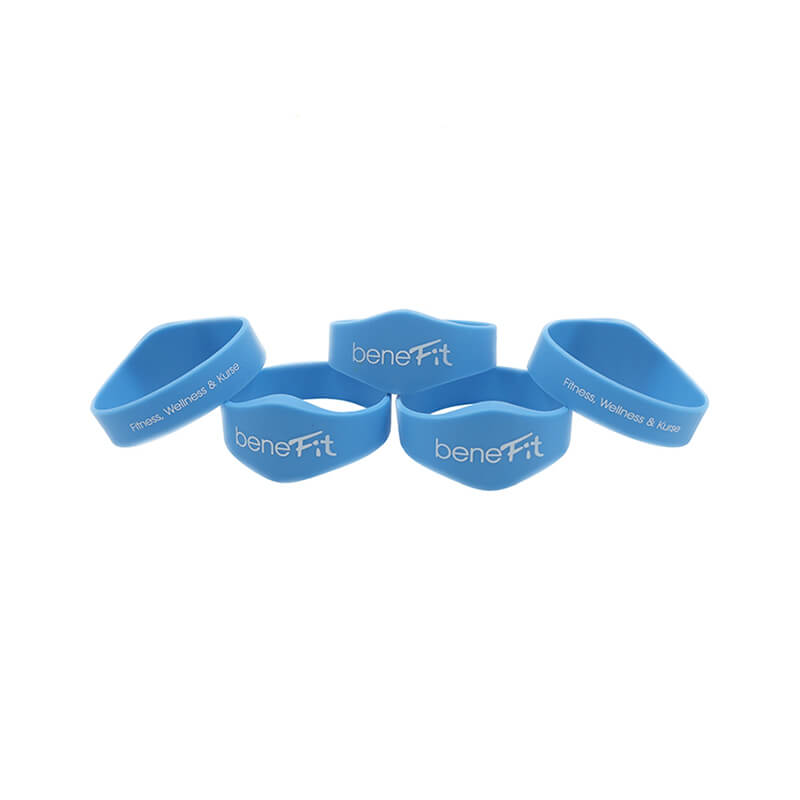 Waterproof HF 13.56Mhz NFC Bracelet RFID NTAG216 Silicone Wristband Suppliers