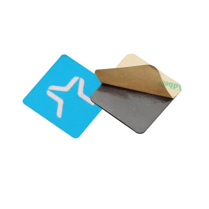 Custom Printing 13.56Mhz Rewritable PVC On-metal NTAG215 NFC Sticker Tag