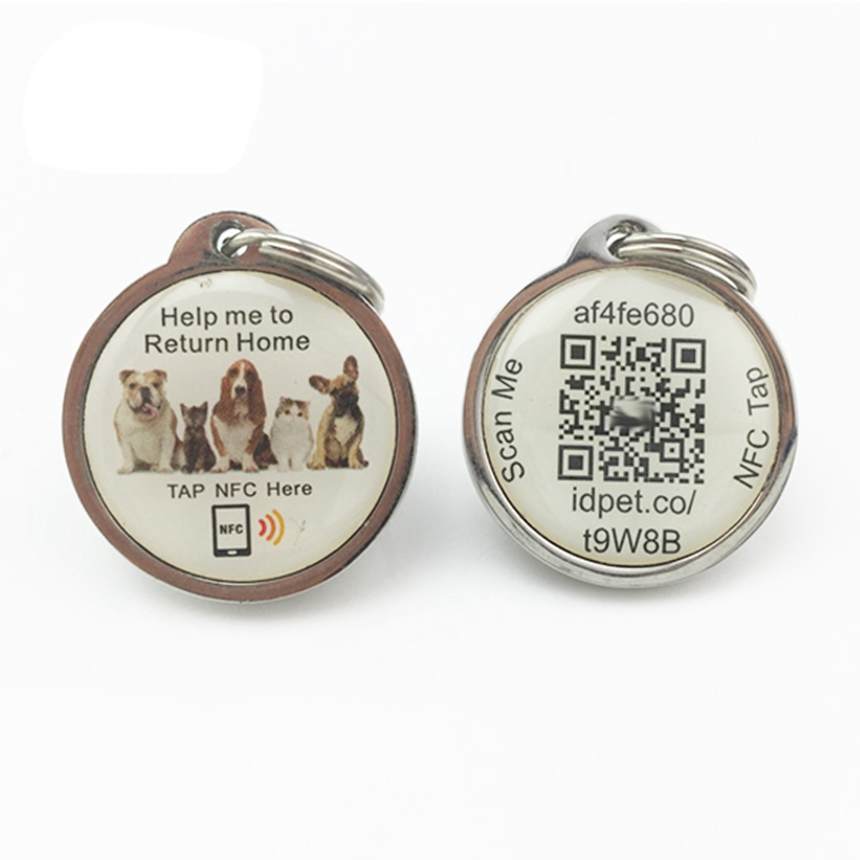 Epoxy PET NFC Dog Tag