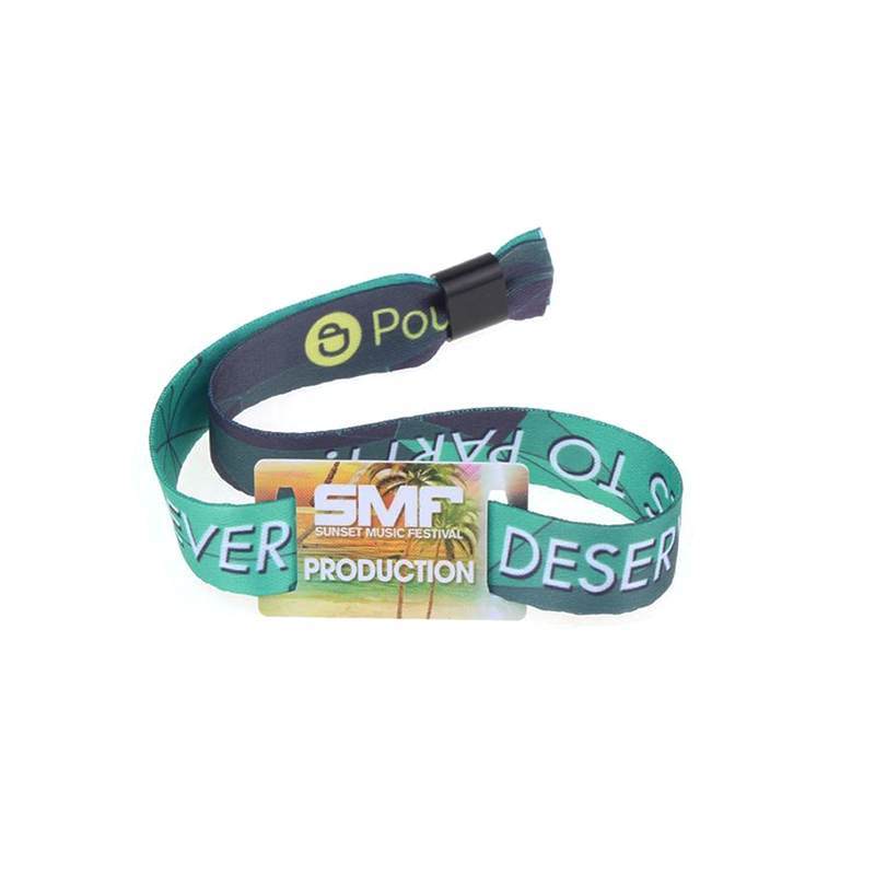 Event Ticket Fudan F08 woven Wristband