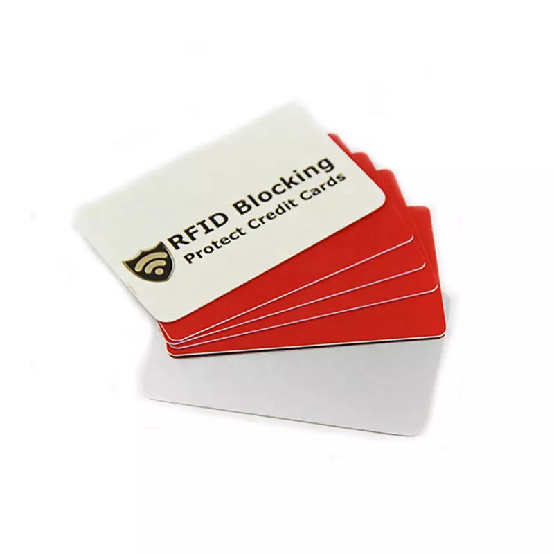 Customized Logo Printable Anti Skimming 13.56MHz RFID Blocking Card
