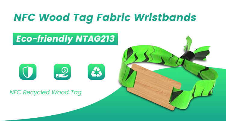 13.56MHz NFC Wood Wristband Bracelet