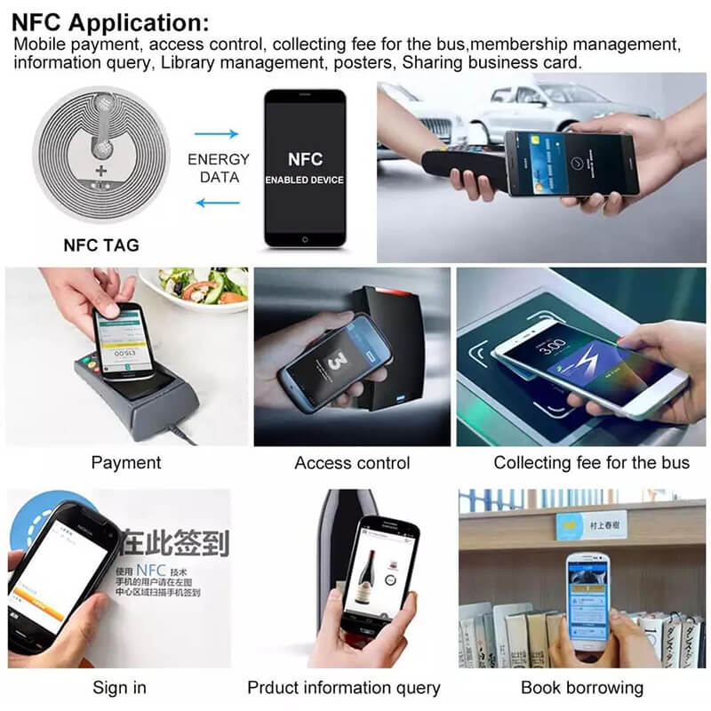 13.56MHz Waterproof Program PVC QR Code Custom NFC Sticker Manufacturer