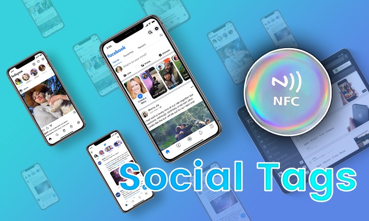 Custom NFC Social Media Tag