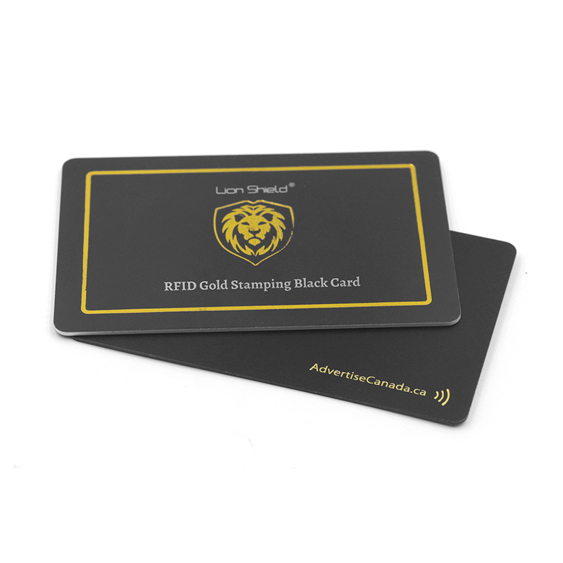 NTAG213 Black PVC Card