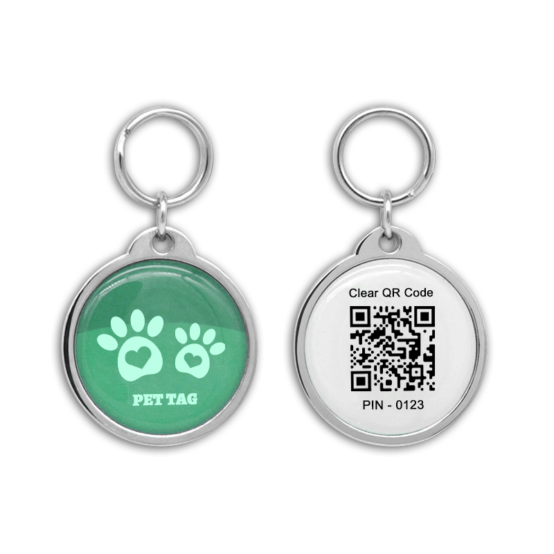 13.56MHz NFC Metal Dog ID Tag