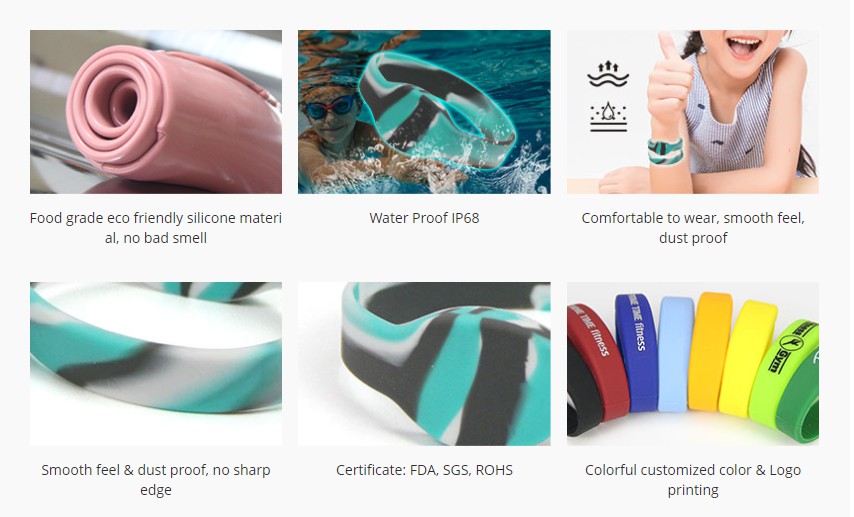 Waterproof RFID Silicone Wristband