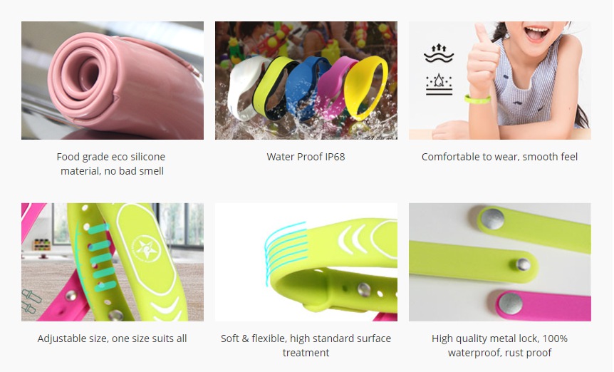 Access Control RFID Silicone Wristband