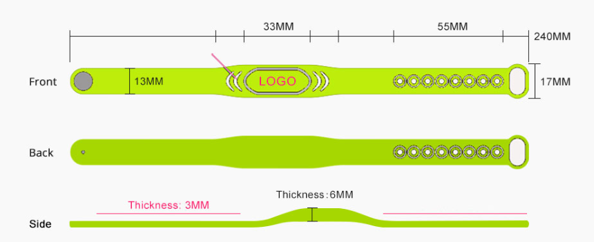 NFC Digital Business Wristband