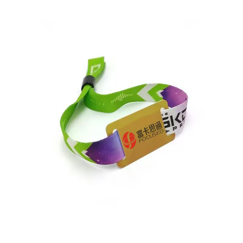 RFID Secure Fabric X Band, RFID Polyester Wristband