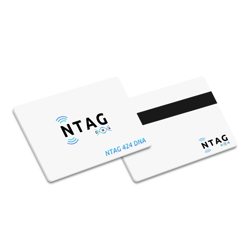 Custom RFID 13.56MHz NTAG424 White Blank PVC Card Manufacturer