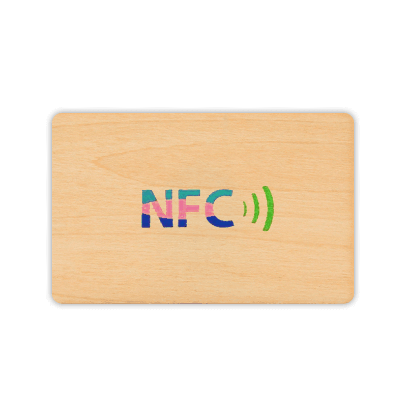 Custom 13.56MHz Eco Friendly Bamboo NFC NTAG213 Wooden Card Manufacturer