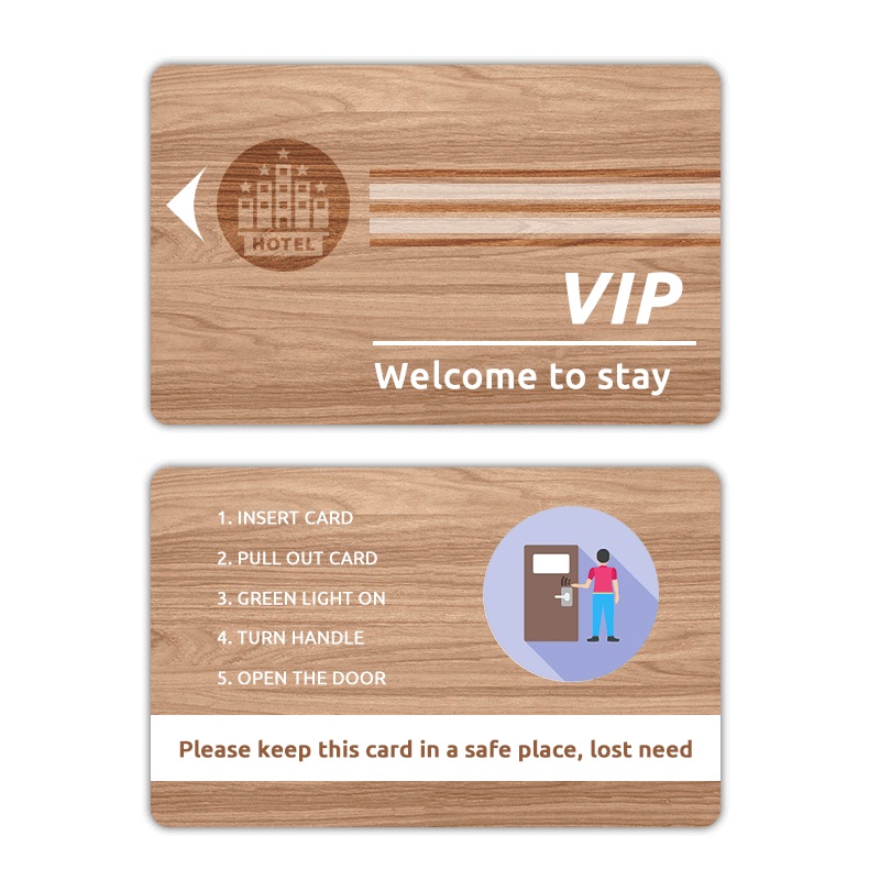 RFID MIFARE Wooden Card