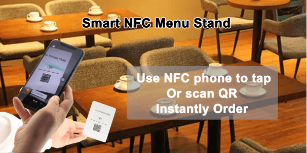 What is Acrylic NFC Menu Stand