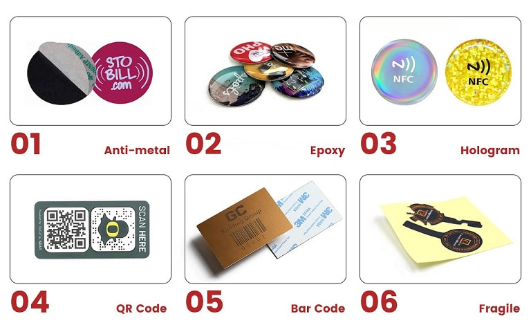 Custom RFID Stickers Manufacturer