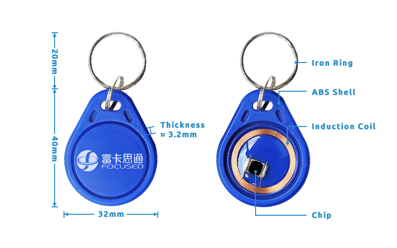 NFC Keychain For Access Control