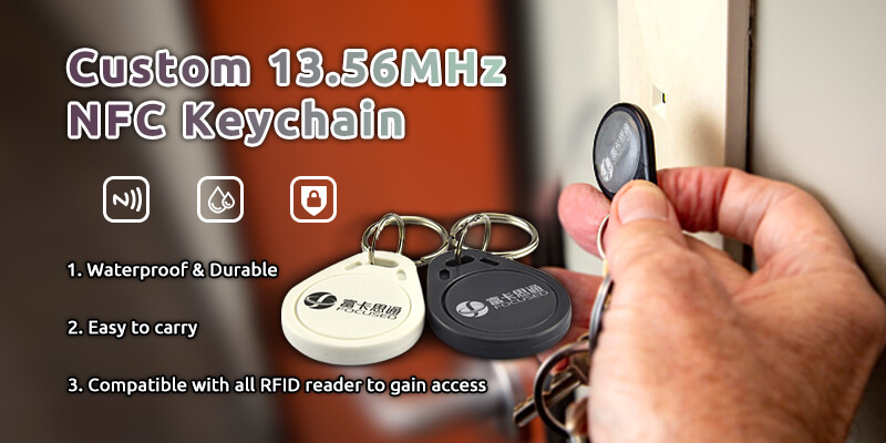Wholesale 13.56MHz NFC ABS Keychain